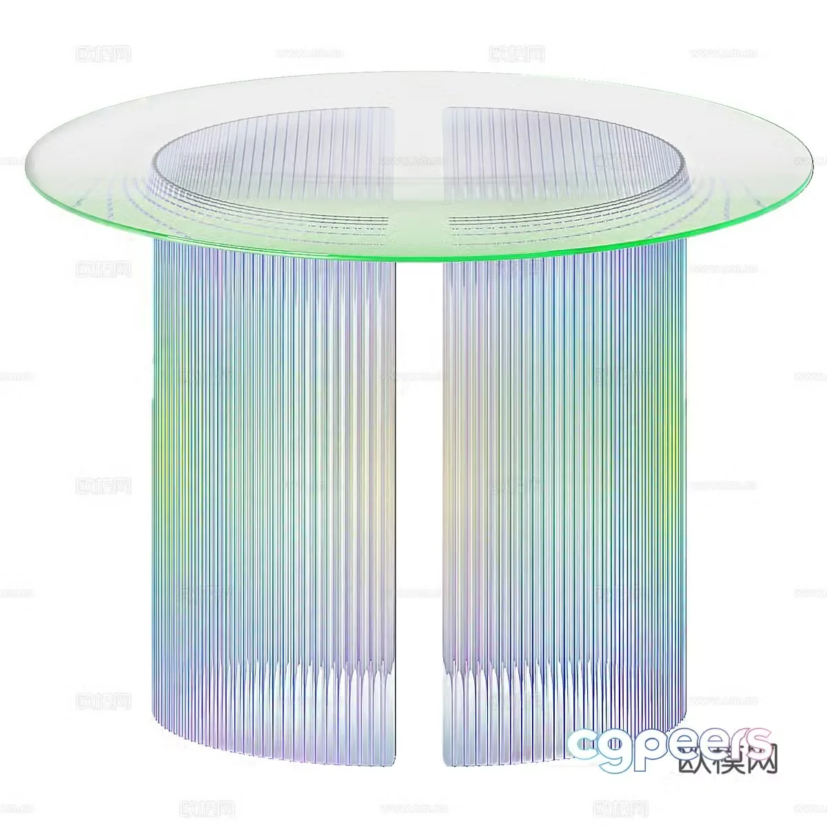 Round table 3d model