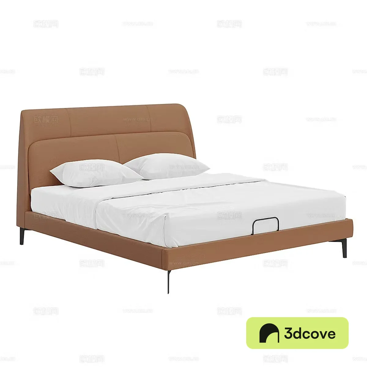 Nordic simple double bed living room bed