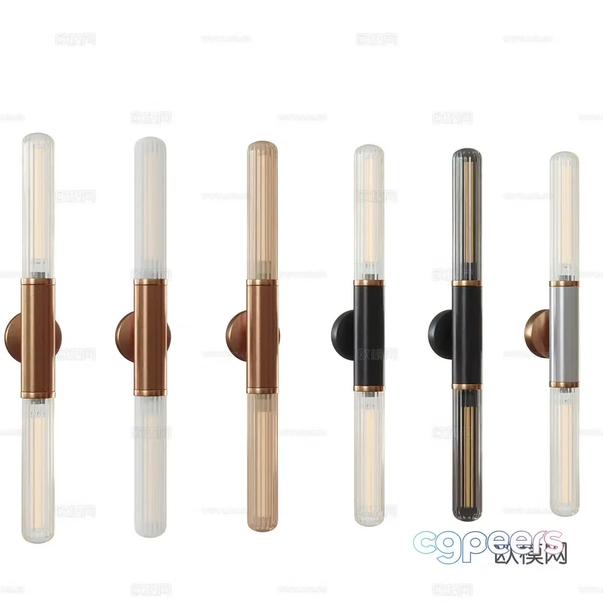 New Chinese style wall lamp 3d model