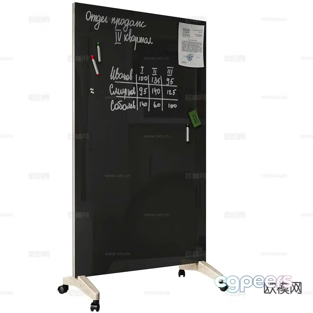 ASKELL mobile blackboard 3d model