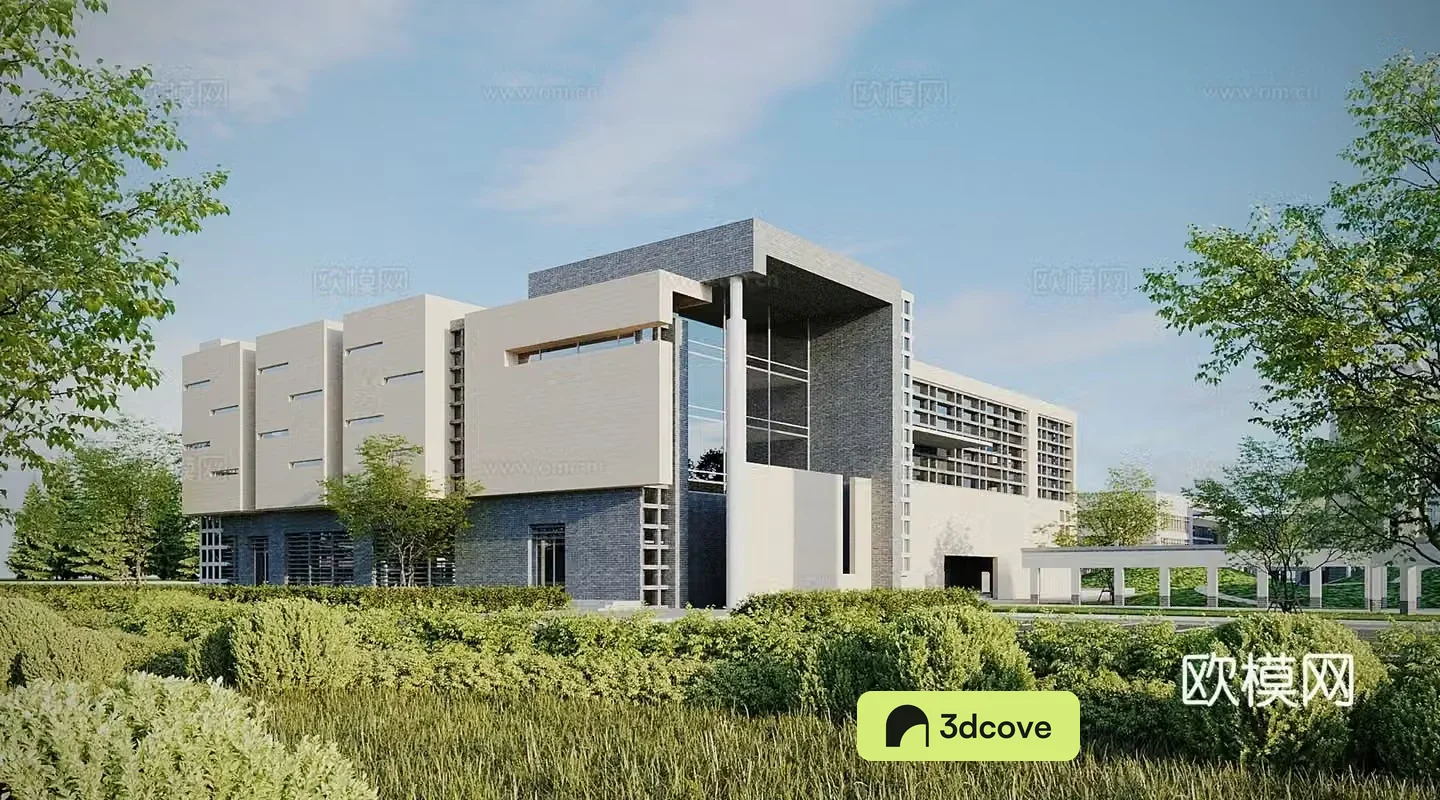 Modern office building architecture
