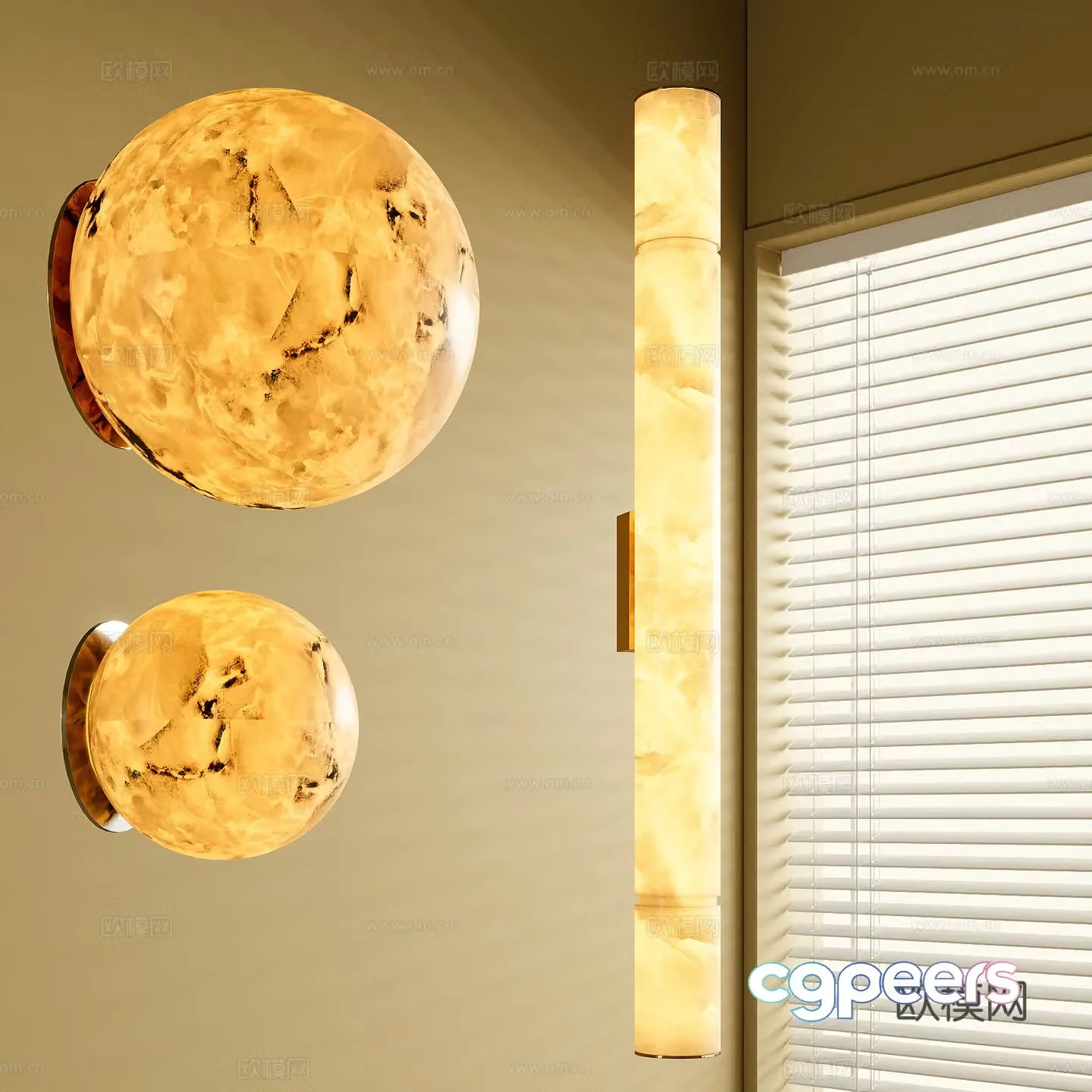 Modern wall lamp 3d model