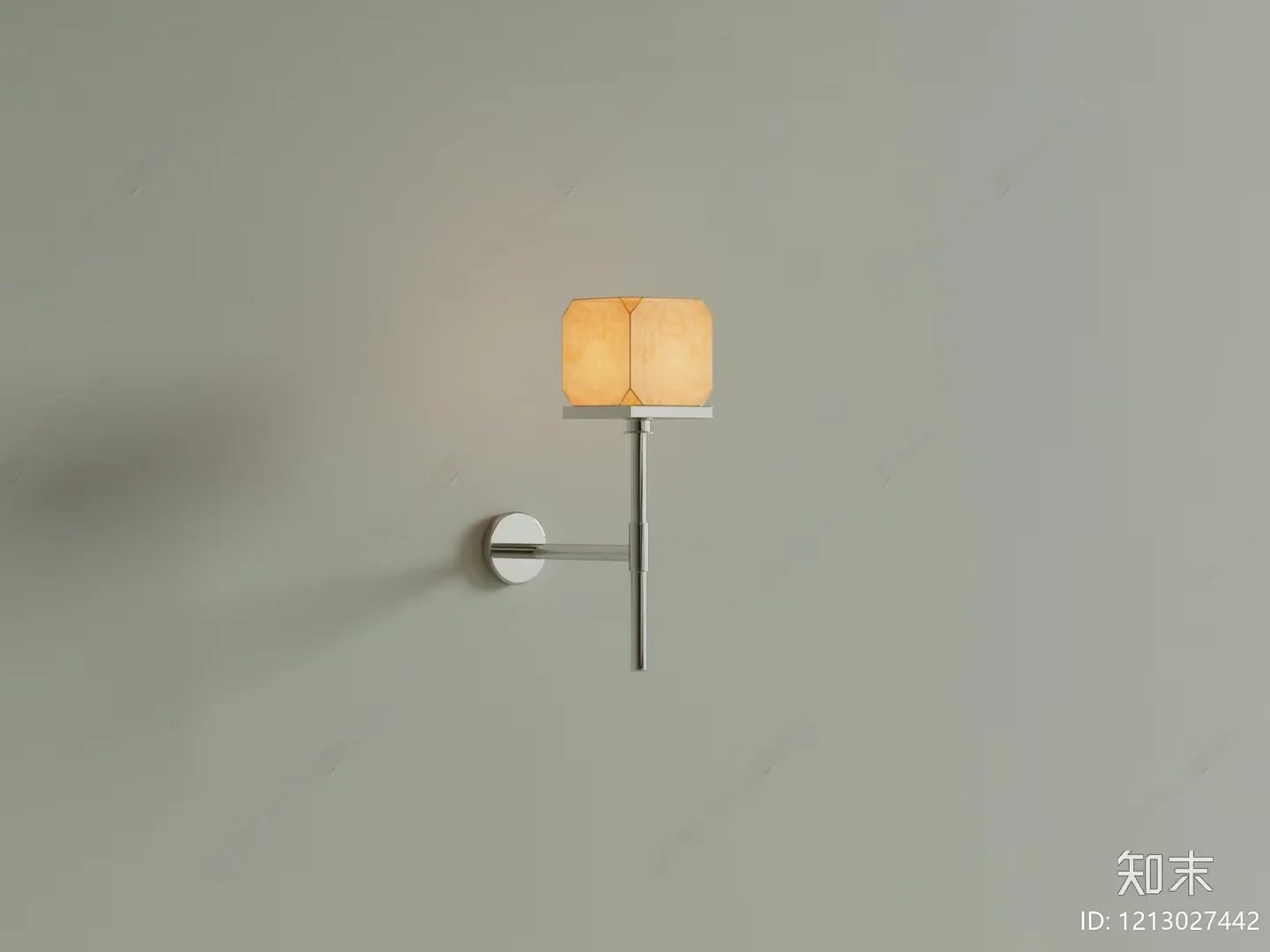 A Modern Wall Light Fixture 3D Model – 16836 – VRAY Render
