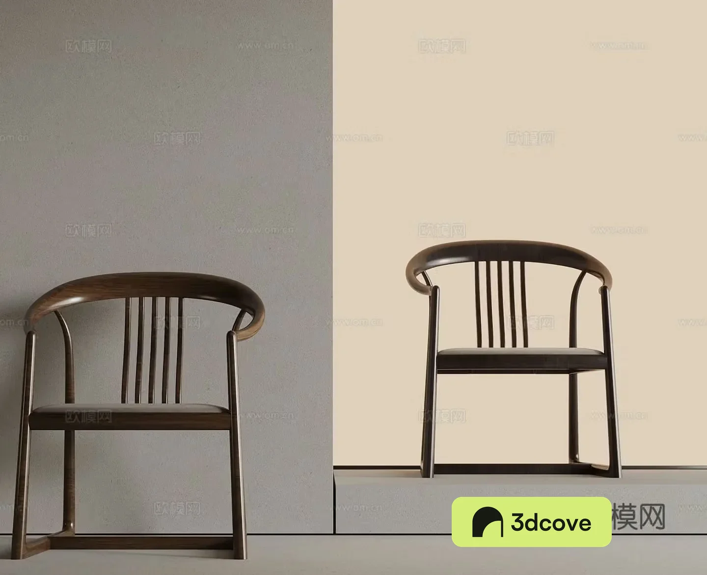 New Chinese style leisure chair armchair chair