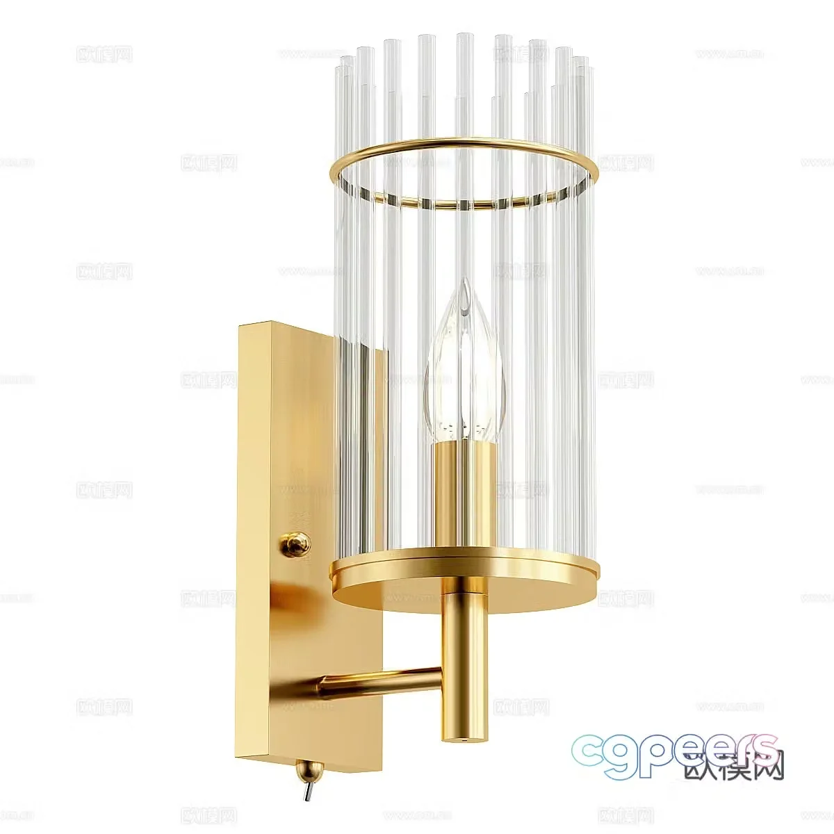Light luxury wall lamp Bedside wall lamp Restaurant wall lamp Hotel wall lamp Outdoor wall lamp Garden wall lamp 3D model