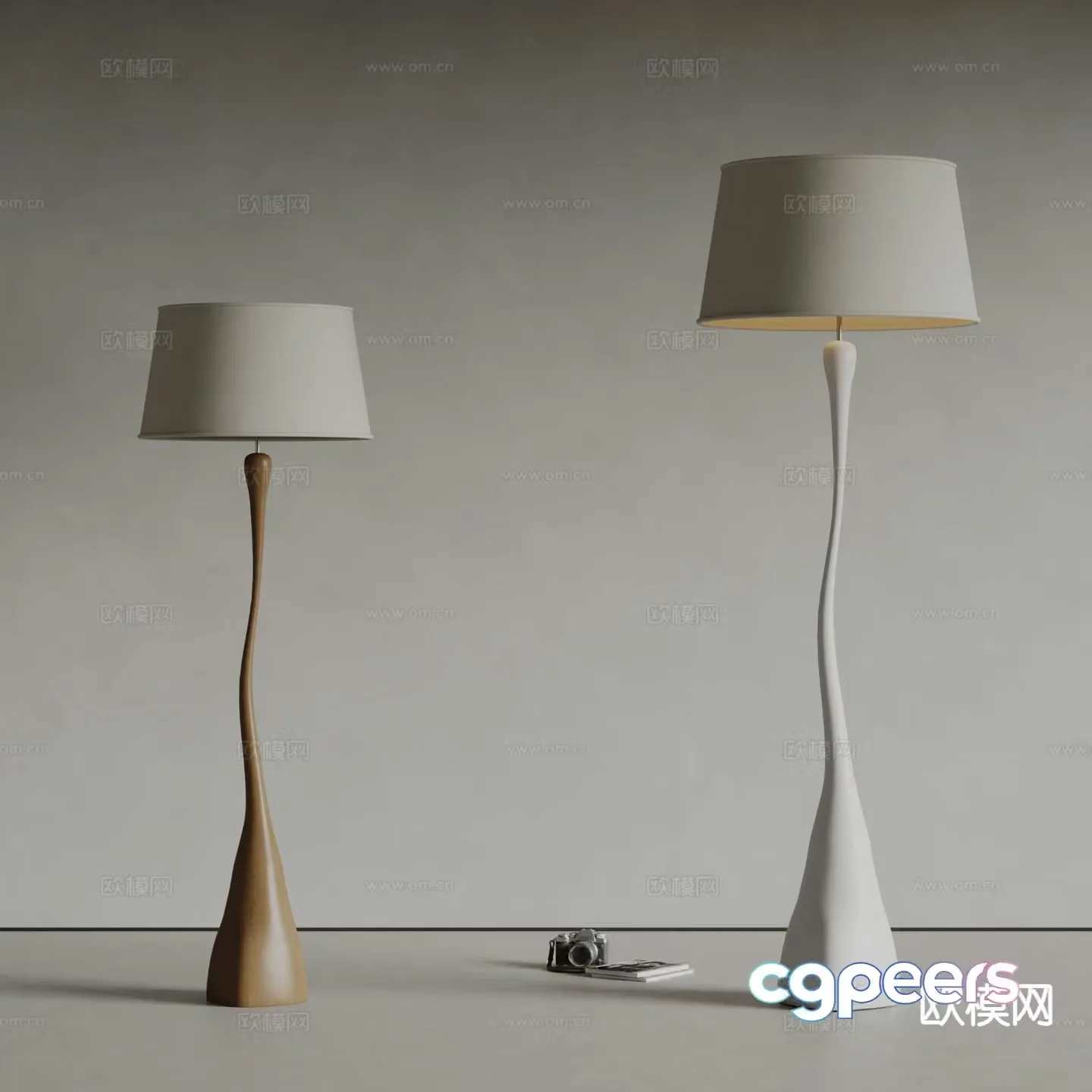willisau floor lamp special shaped floor lamp 3d model