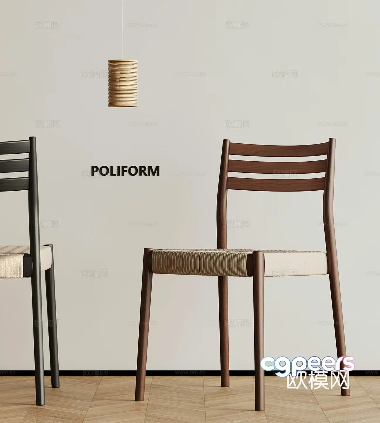 Leisure Chair French Leisure Chair Chandelier 3D Model