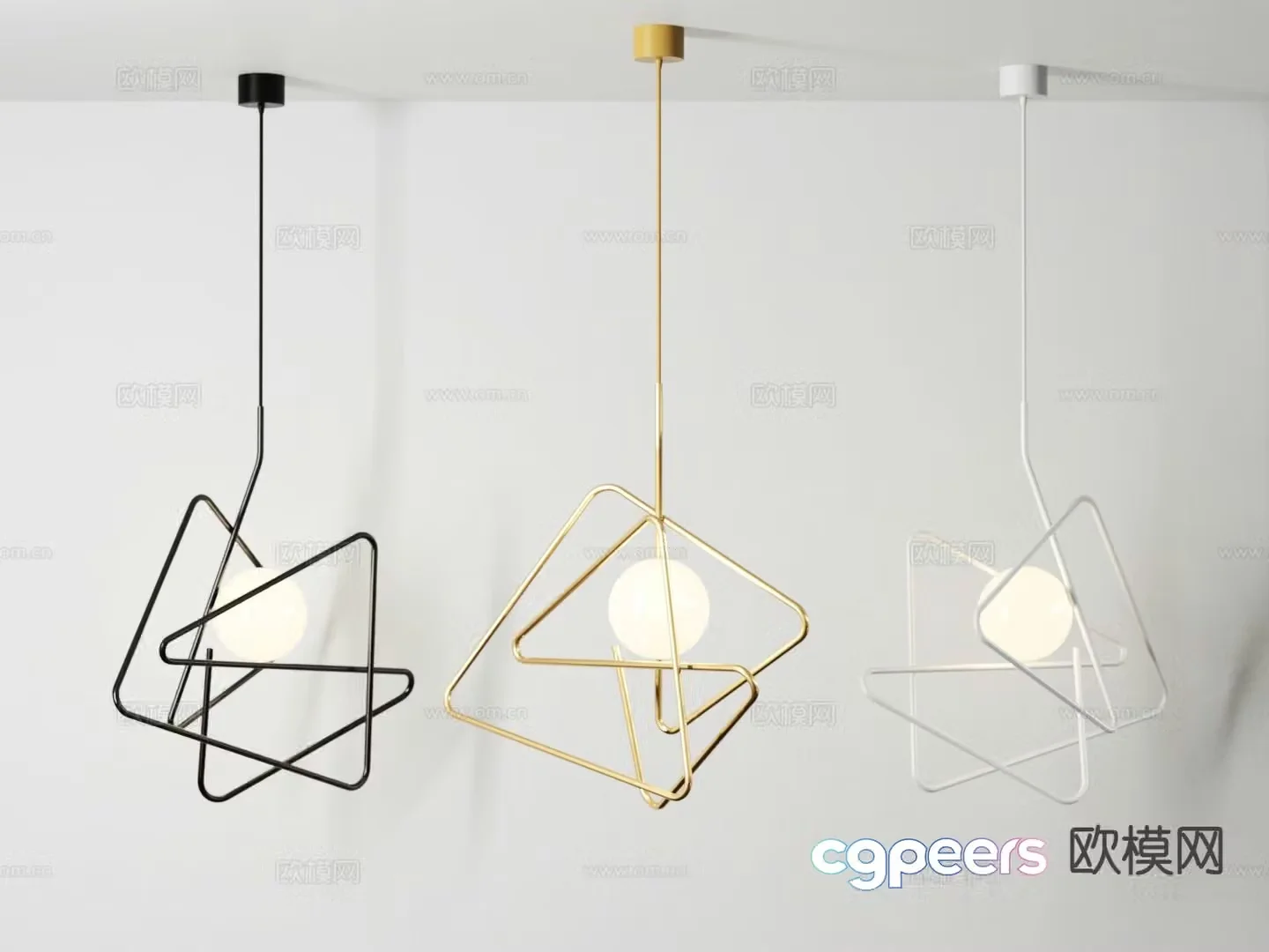 Creative chandelier art chandelier 3d model
