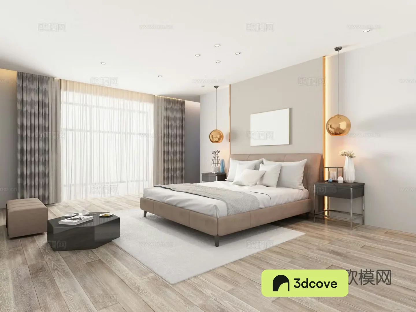 Modern solution—-Second bedroom 0013d â€‹â€‹model