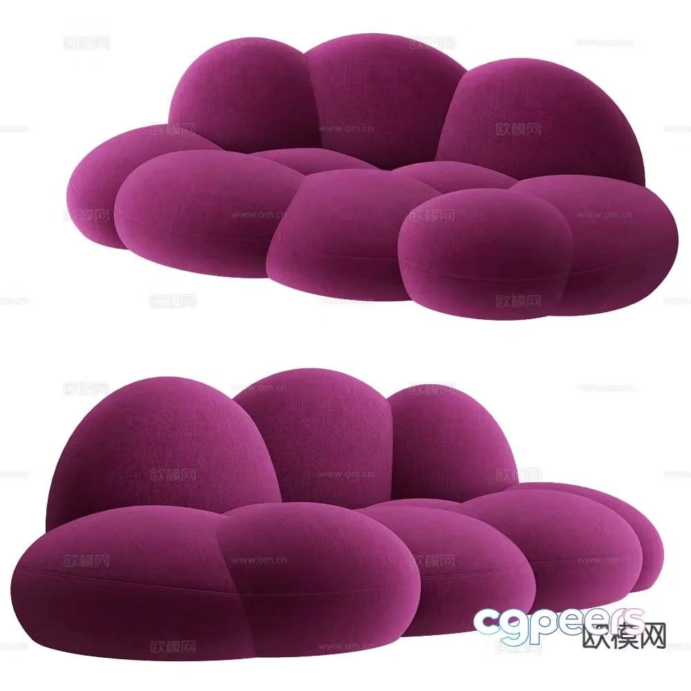 Giovannetti Italian cloud sofa 3d model