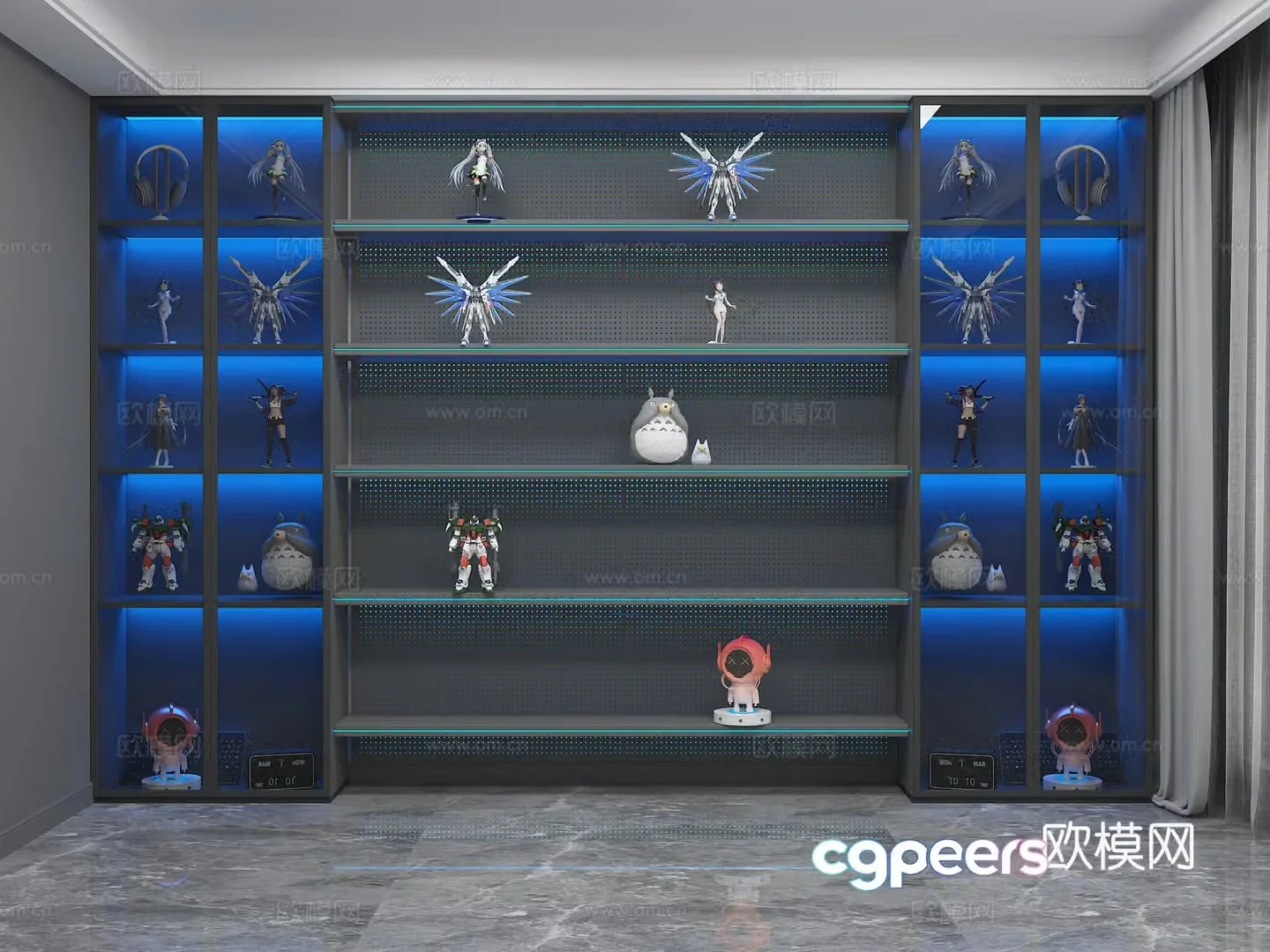 Modern locker 3d model