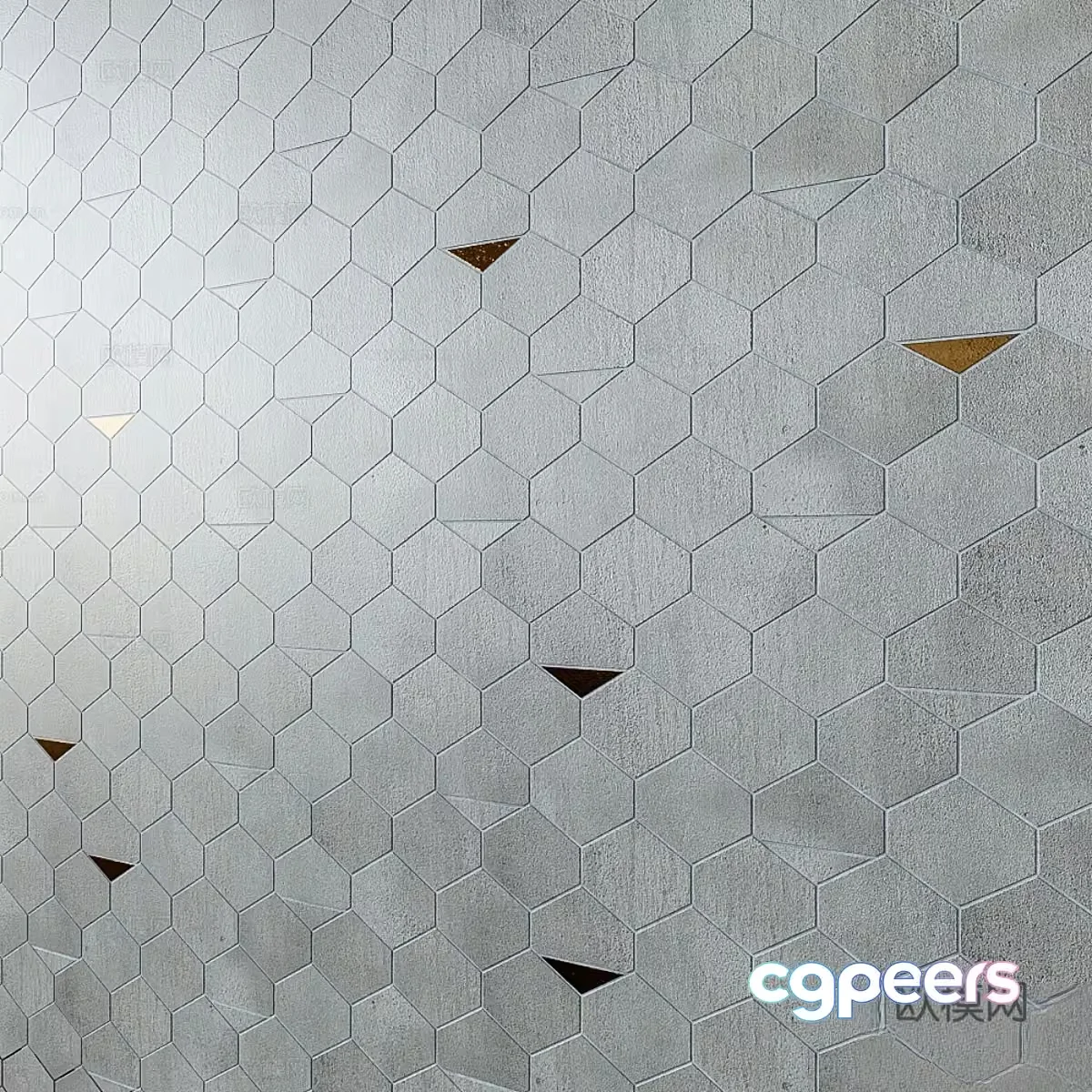 Abstract Geometric Pattern 3D Model – 3762 – VRAY Render