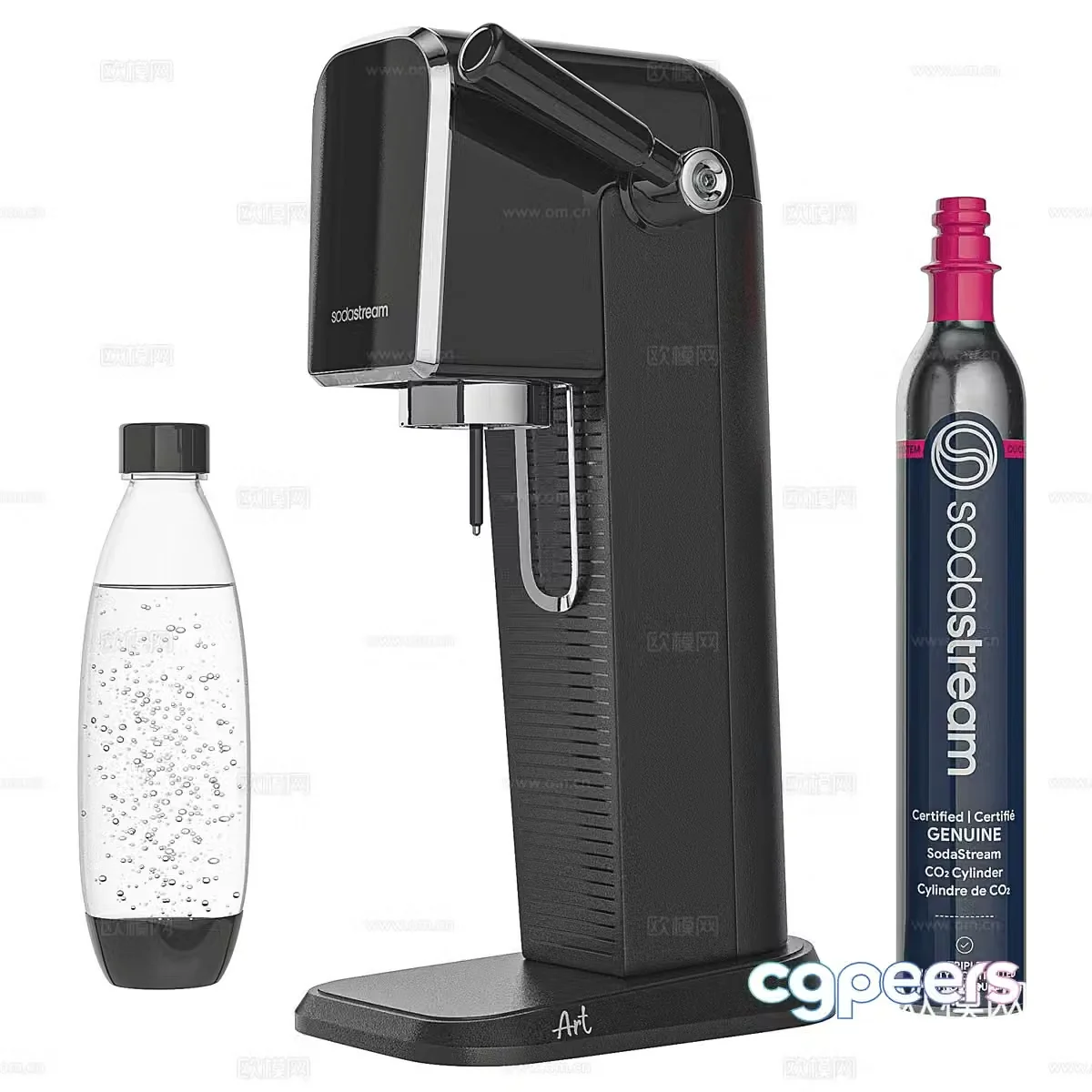Modern Sodastream Art Carbonated Water Siphon 3D Model