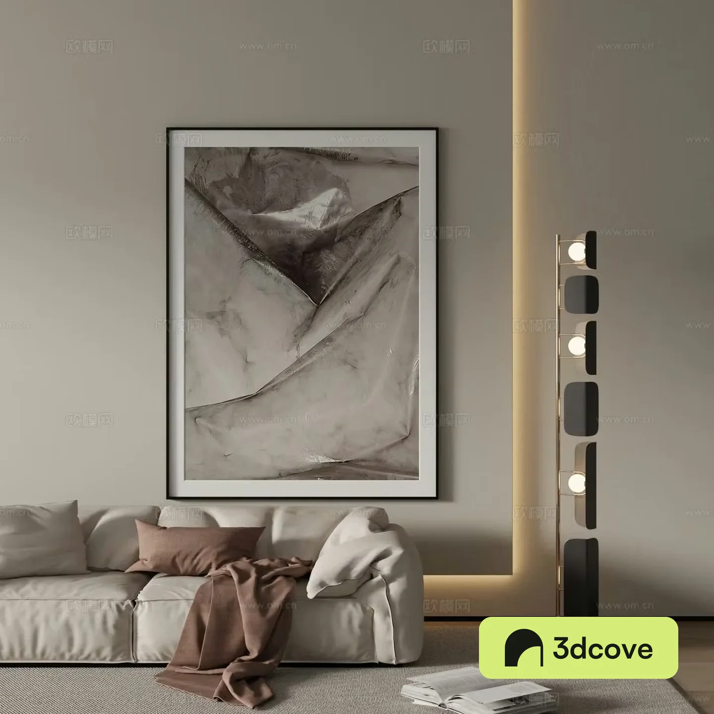 Modern abstract painting decorative painting