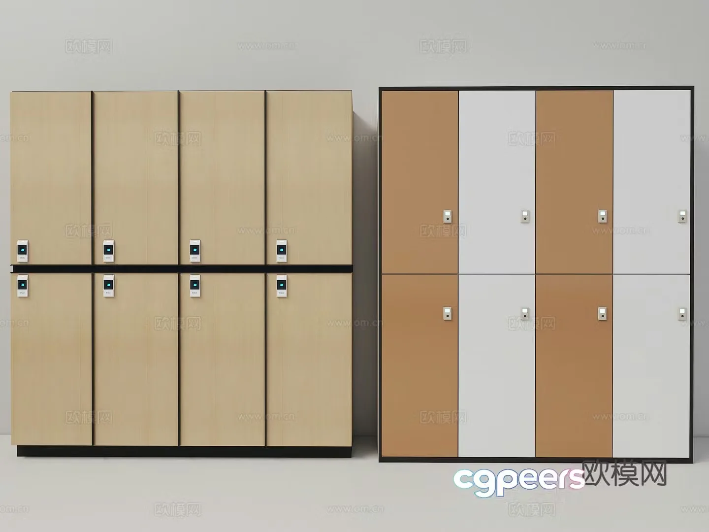 Wardrobe Storage cabinet 3d model