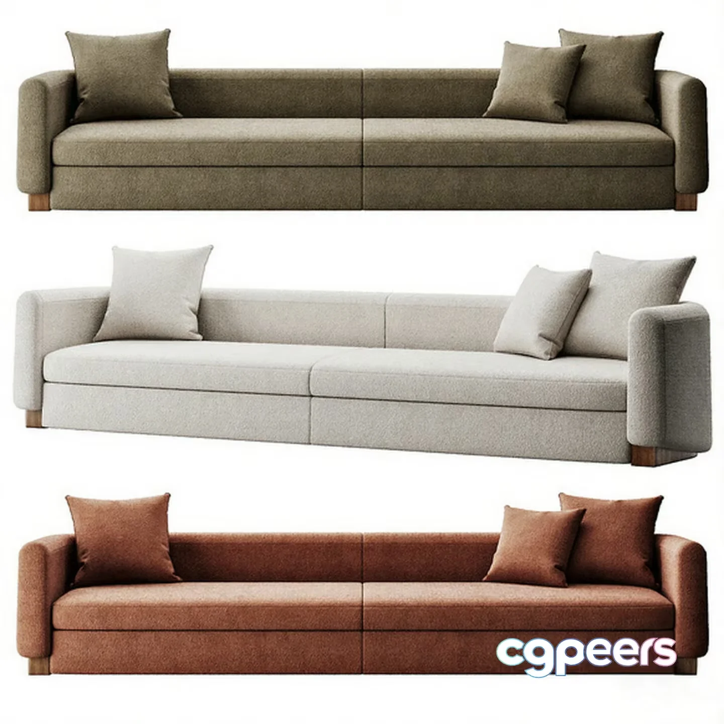 Modern Sofa Designs 3D Model – 10996 – CORONA Render