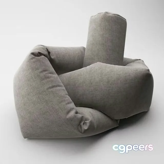 3ds Max Free – bag chair knot