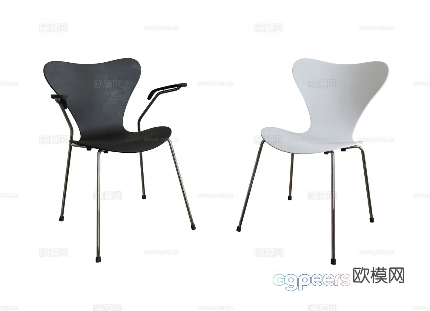 Modern leisure chair 3d model