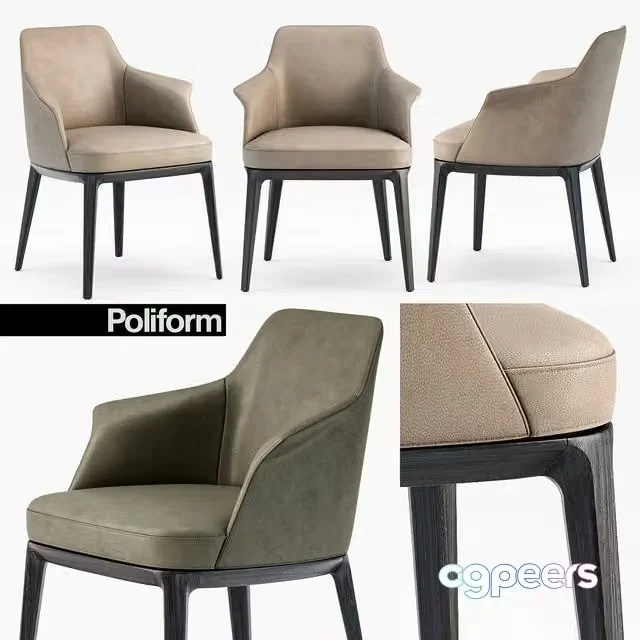 3ds Max Free – Poliform Sophie armchair