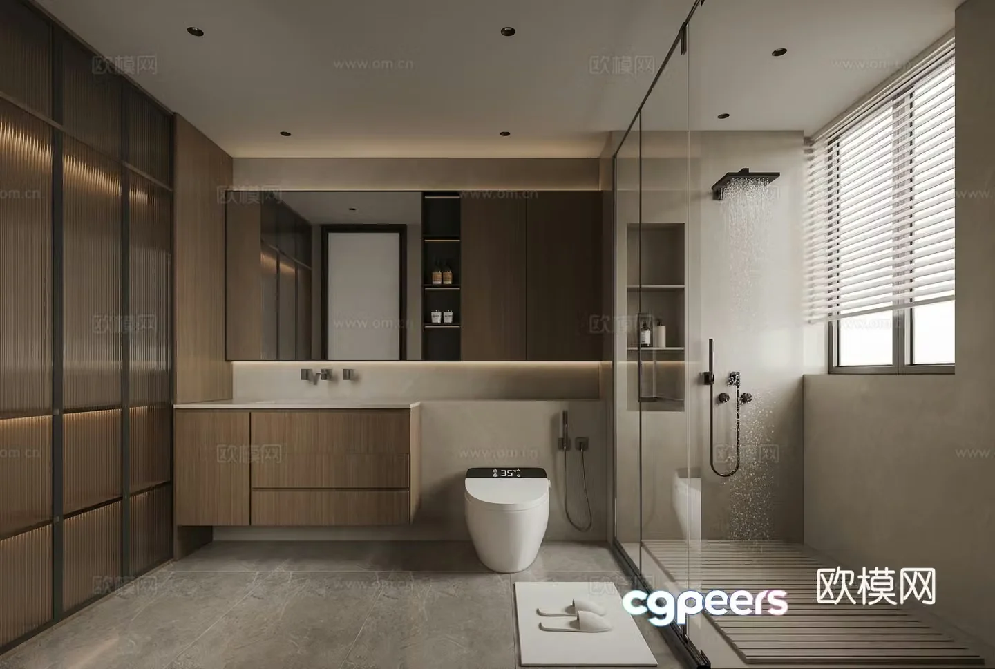 Modern bathroom 3d model