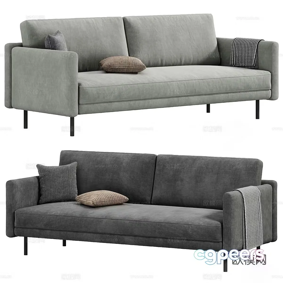 Multiplayer sofa 3d model