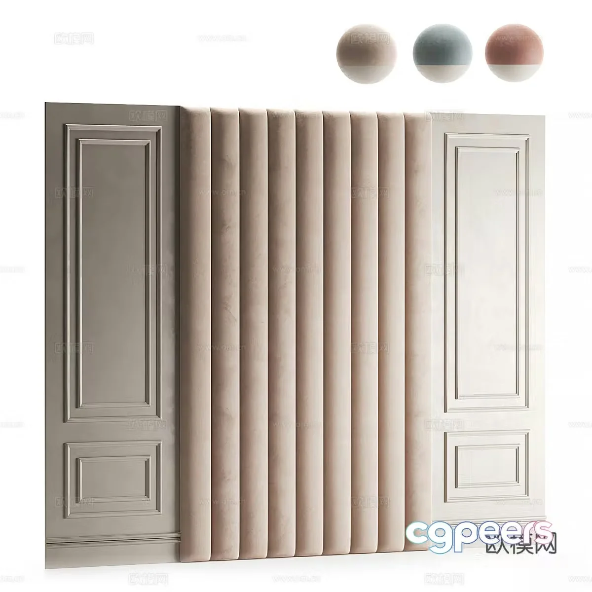 Background wall 3d model