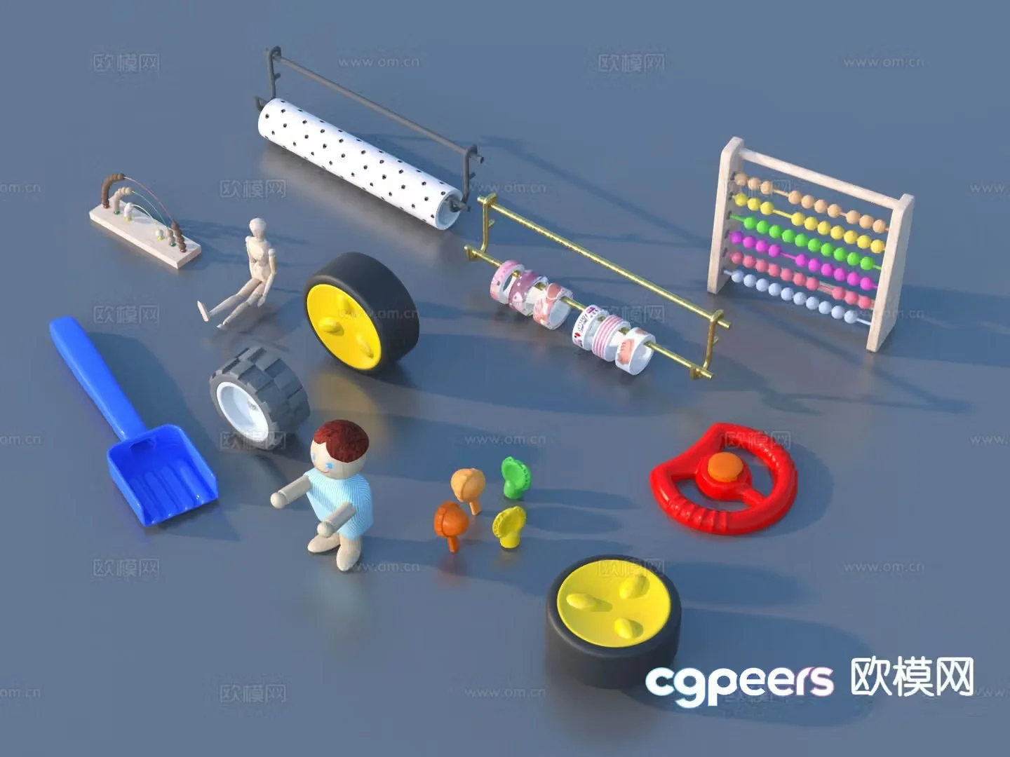 Cartoon toys children’s toys 3d model