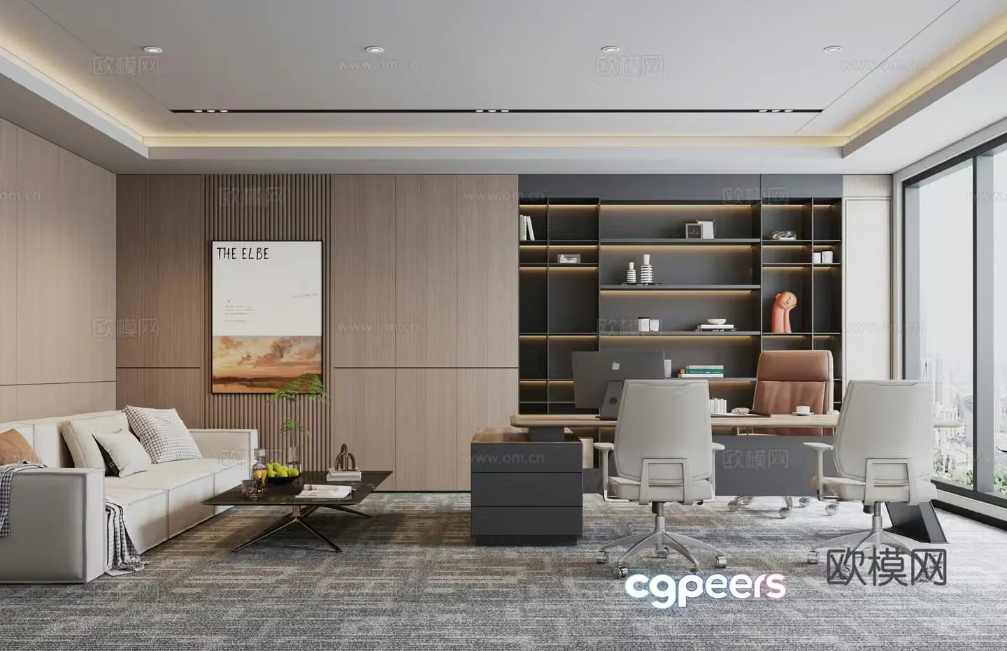 Modern Manager Office 3D model