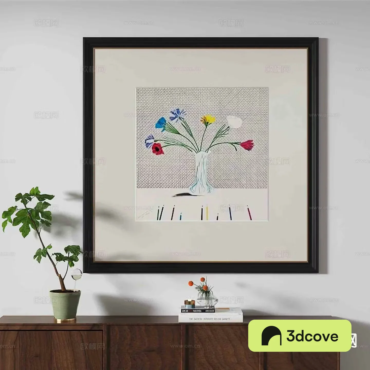 Retro hanging painting art painting decorative painting