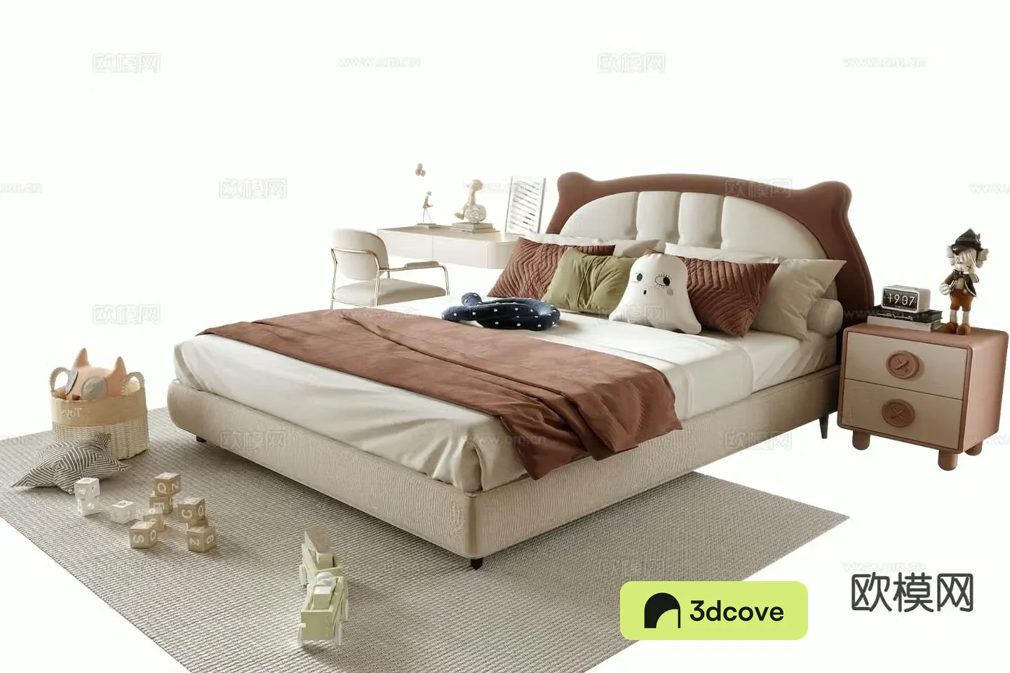 Modern children’s bed double bed