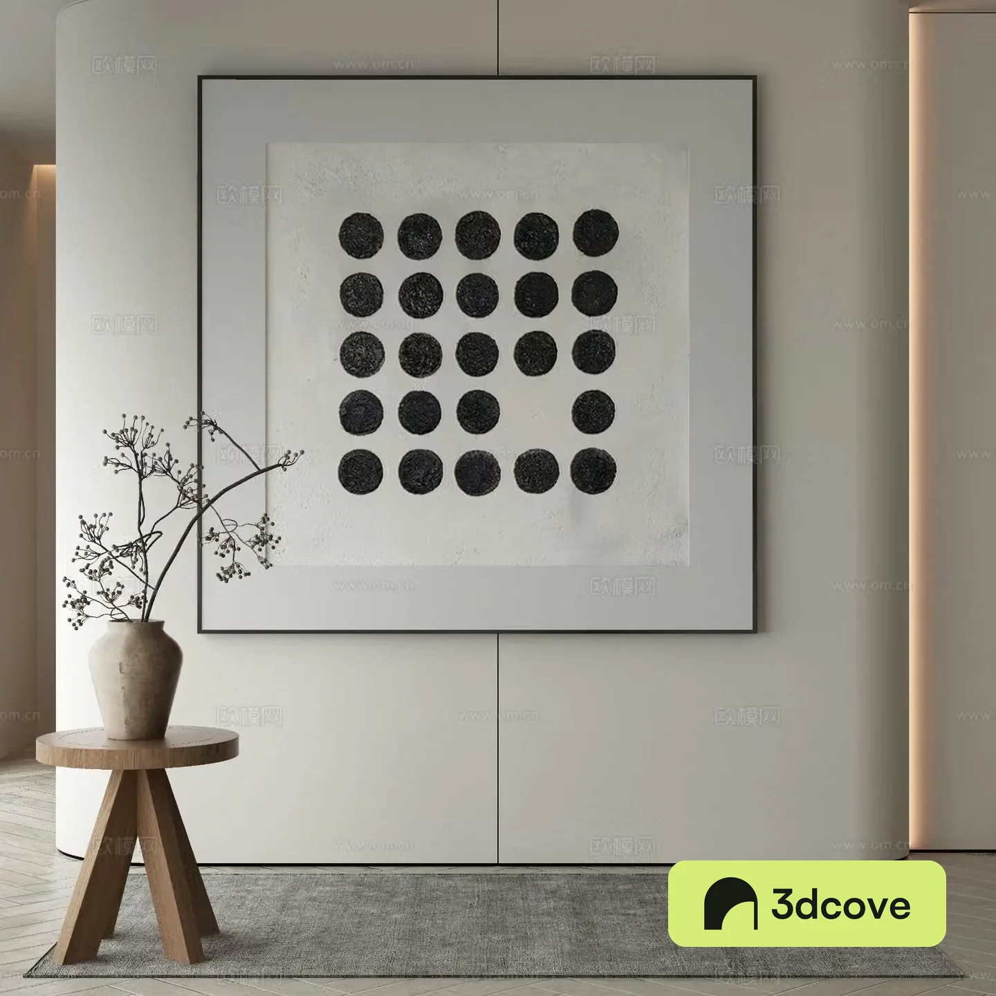 Modern texture painting decorative painting