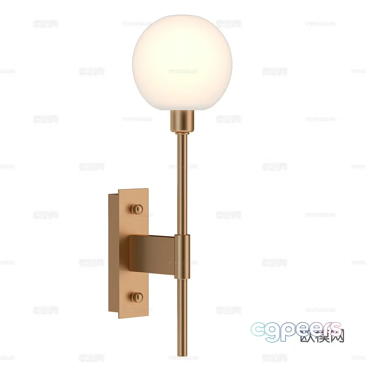 Modern simple and light luxury wall lamp wall lamp simple wall lamp decorative wall lamp lamp 3d model