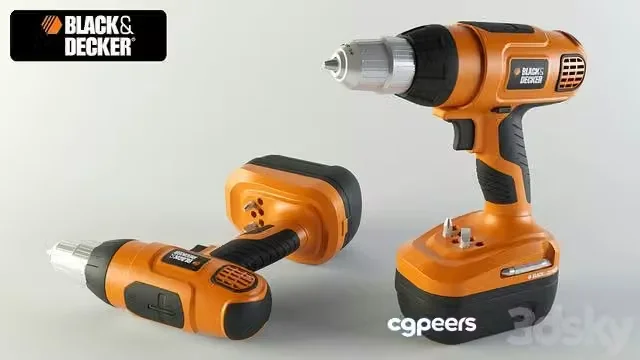 3ds Max Free – Black & Decker screwdriver