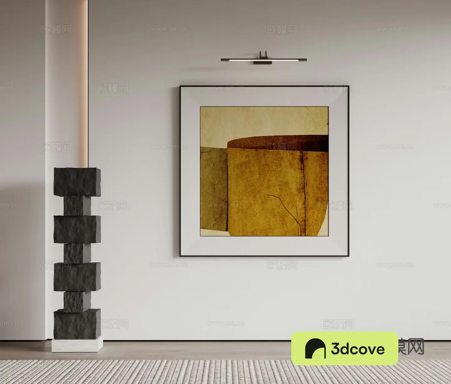 Modern minimalist decorative paintings Waviva medieval style hanging paintings cream style decoration paintings Italian style hanging paintings black and white