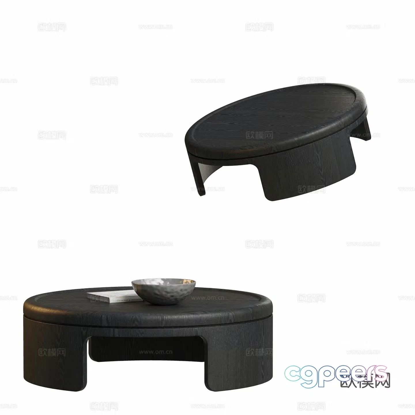 Modern coffee table 3d model