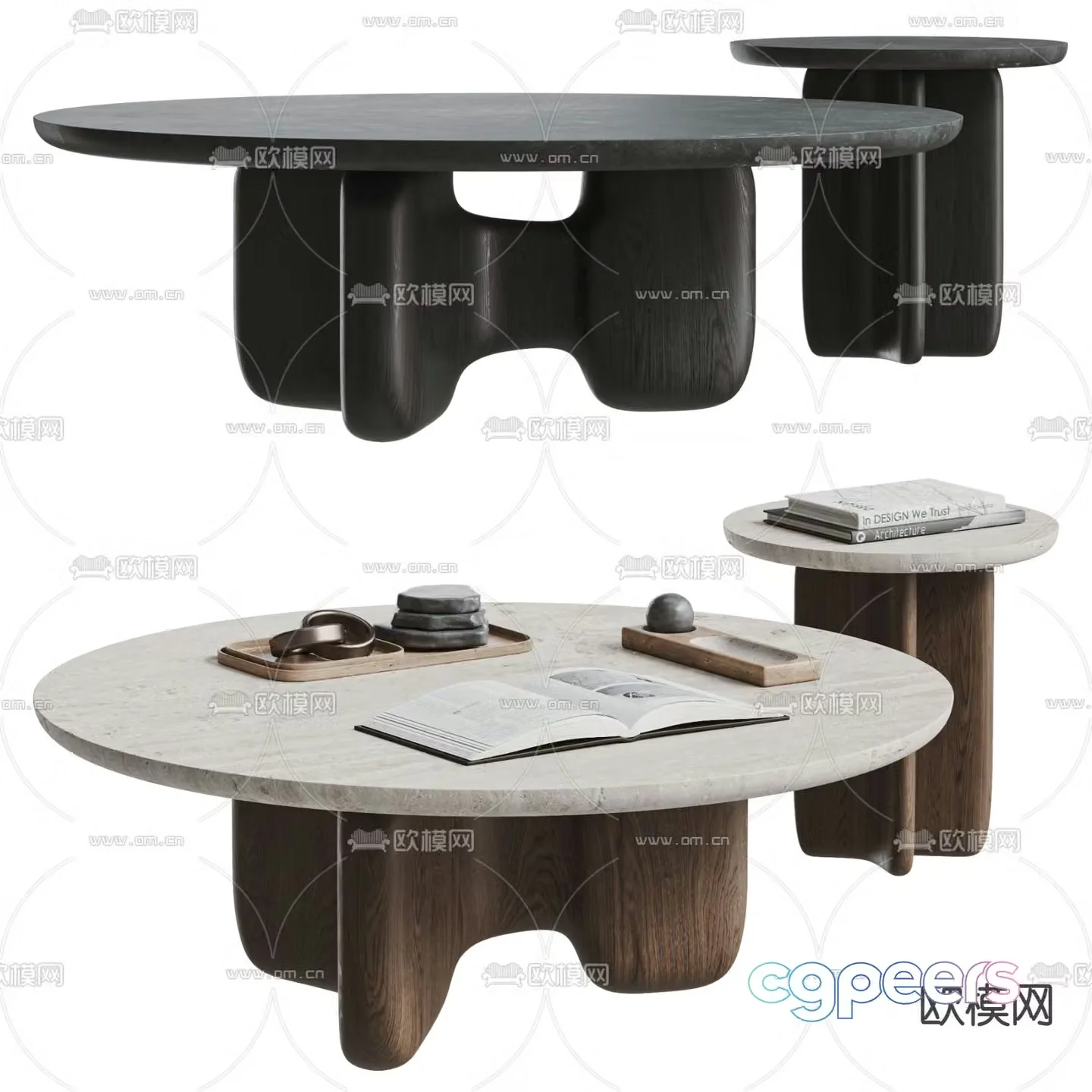 3D model of mother-in-law coffee table