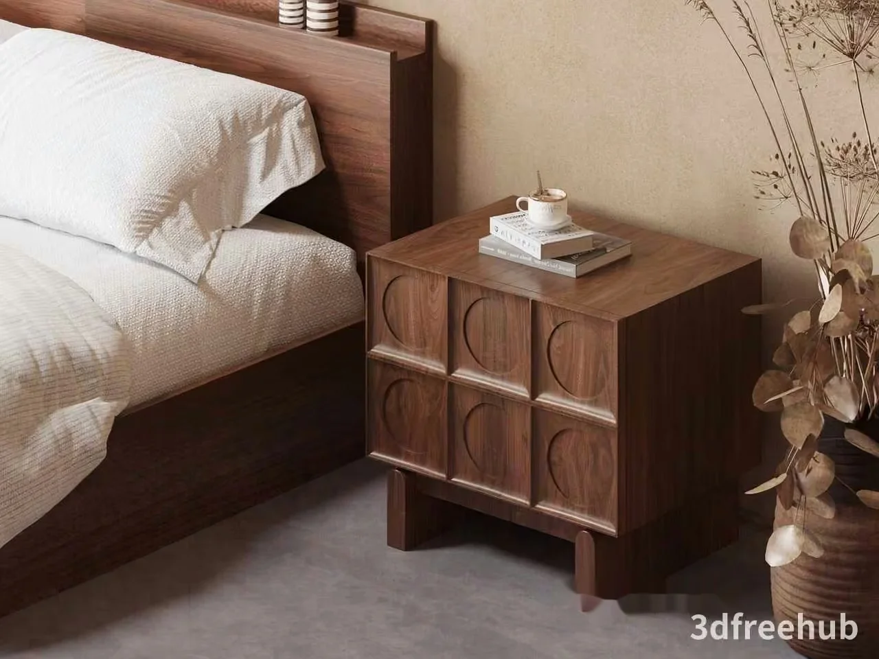 Cozy Bedroom 3D Model – 22704 – VRAY Render