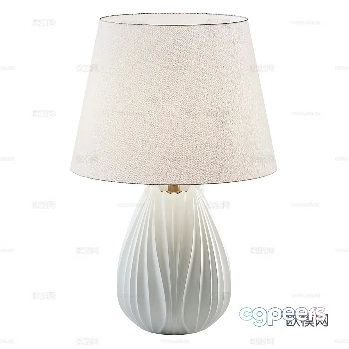 Modern desk lamp 3d model