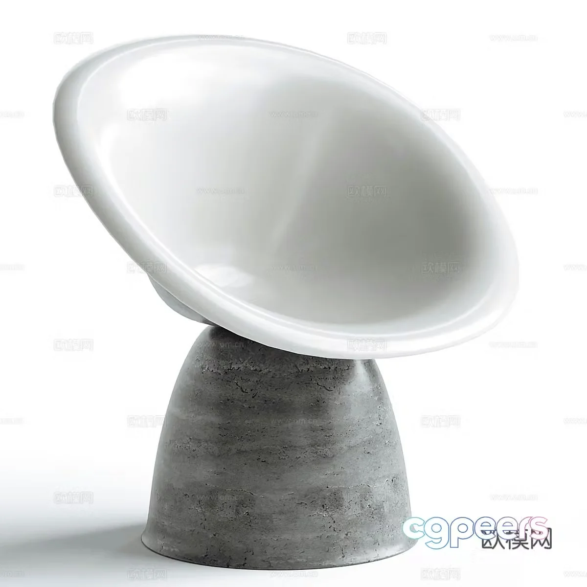 Modern lounge chair 3d model