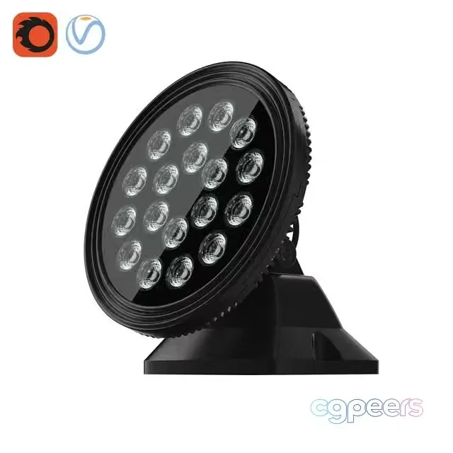 3ds Max Free – led floodlight led RGBW