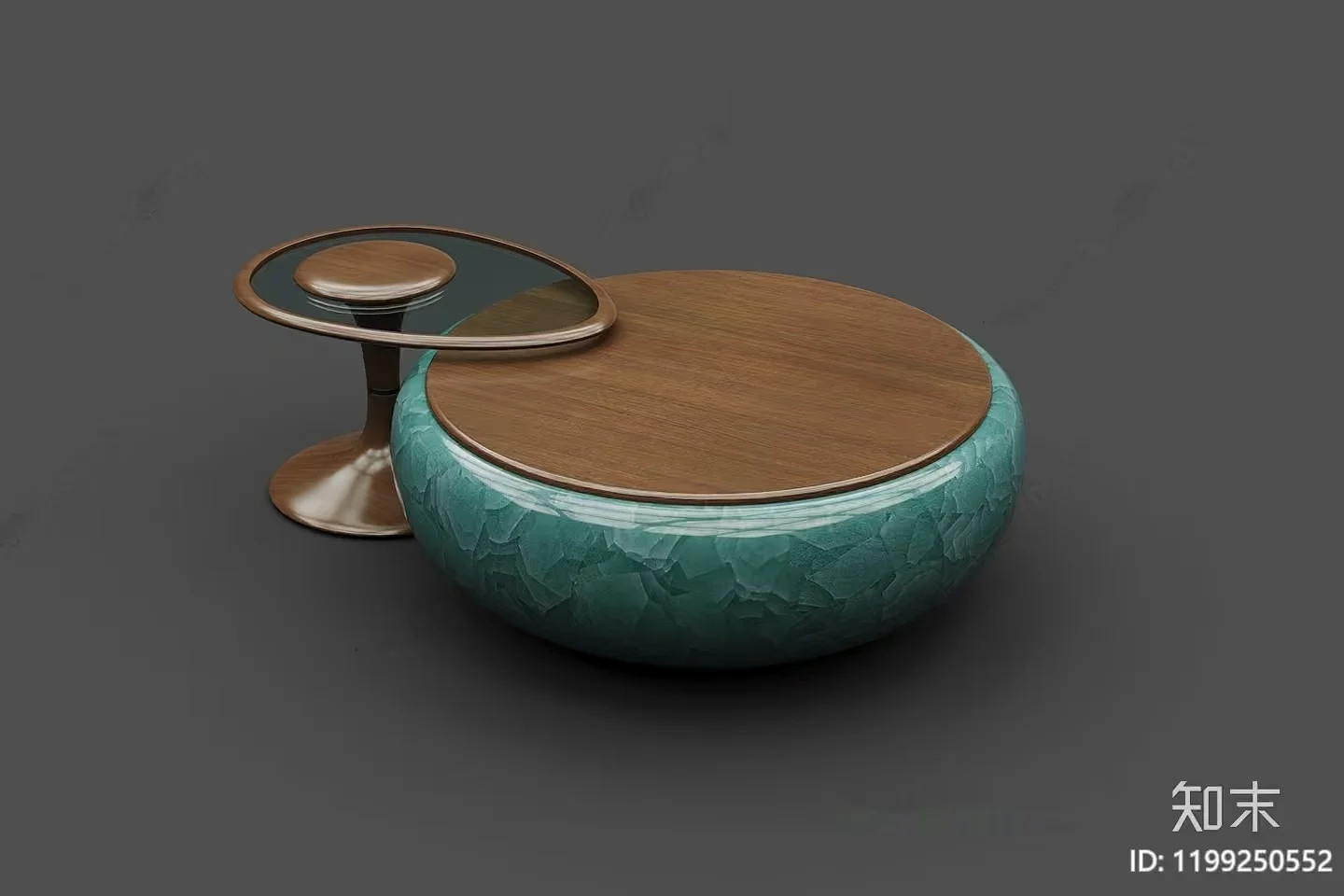 Modern Coffee Table 3D Model – 23650 – CORONA Render