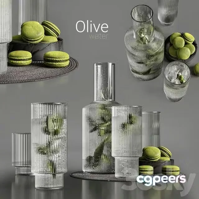 3ds Max Free – Olive water
