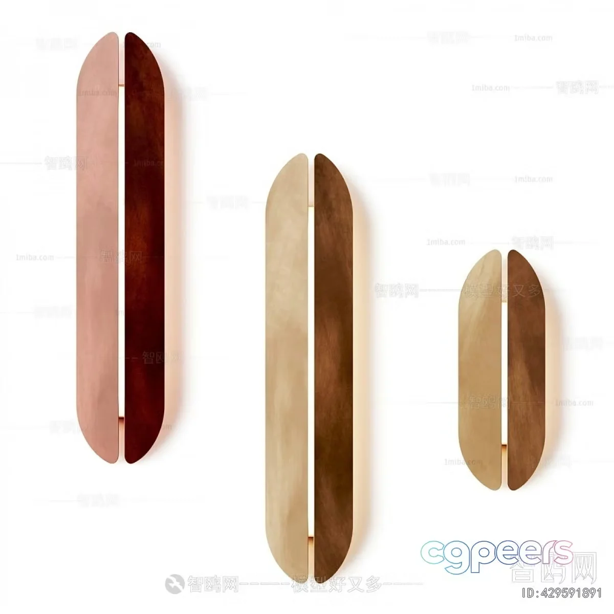 Modern Wooden Furniture Pieces 3D Model – 6461 – VRAY Render