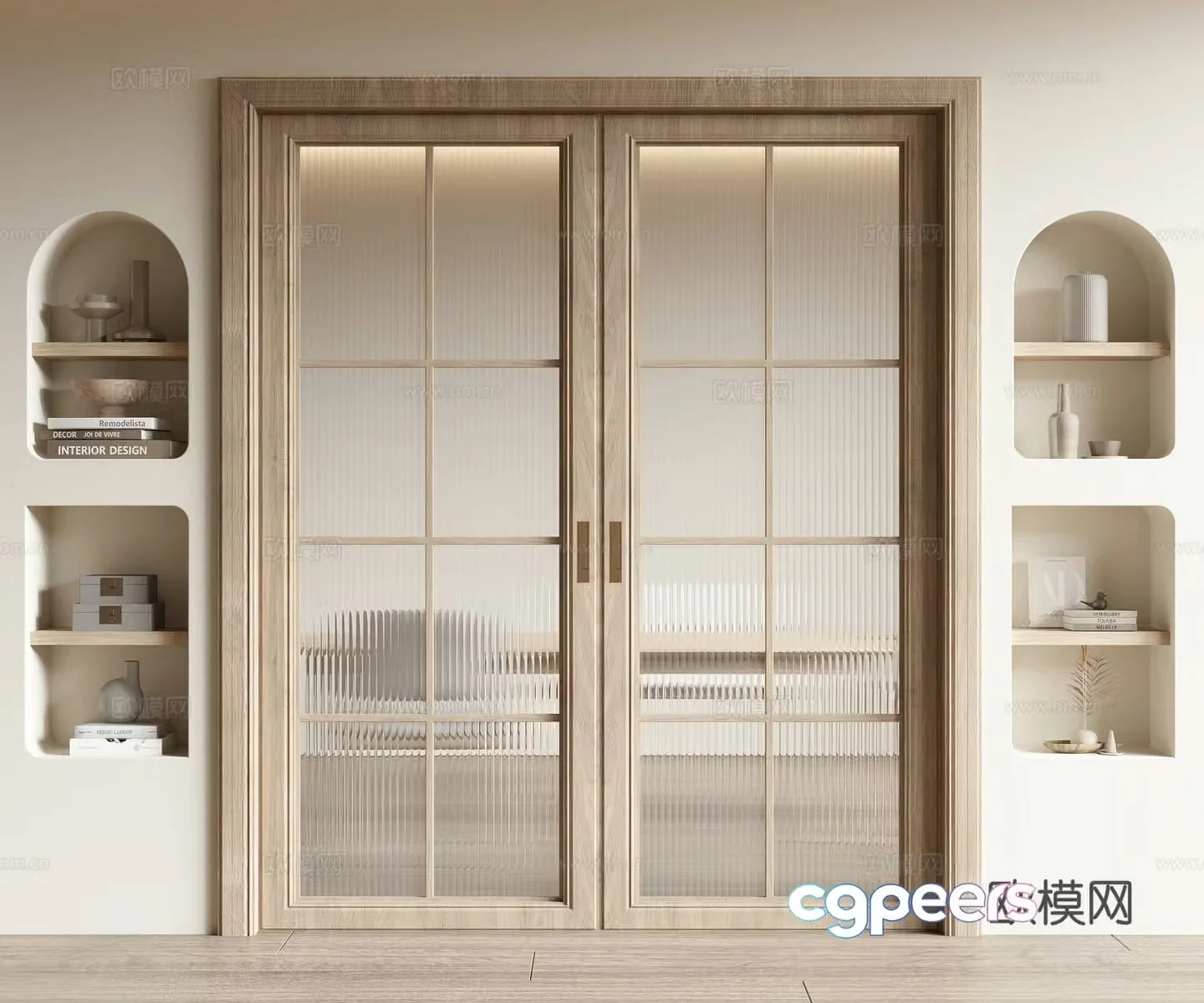 Wasabi wind sliding door 3D model