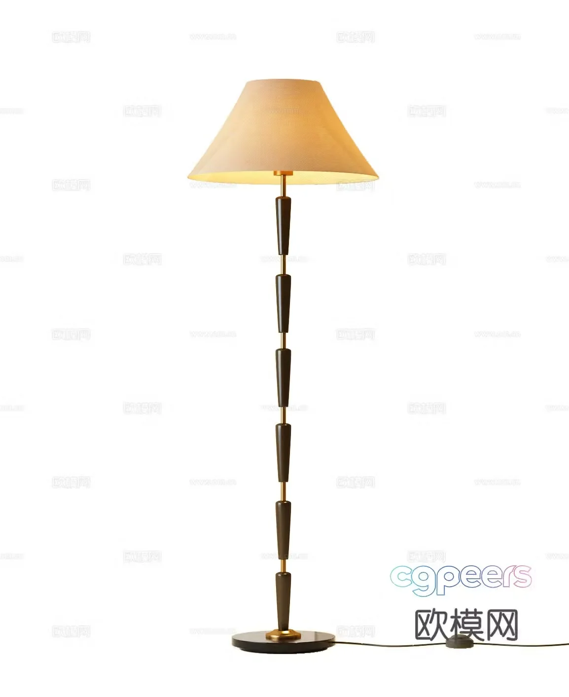 Modern floor lamp Italian floor lamp Medium style floor lamp 3D model