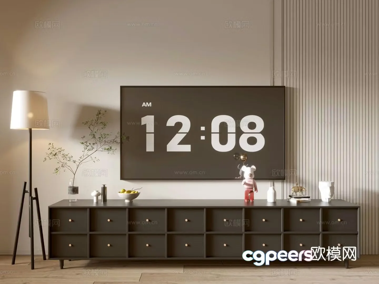 Modern TV cabinet 3d model