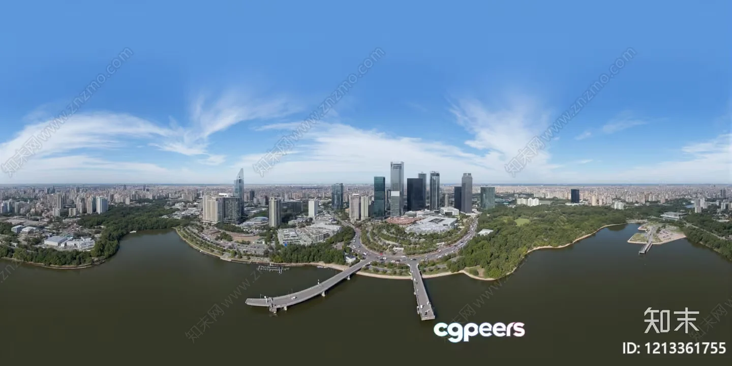 A City Skyline 3D Model – 15440 – VRAY Render