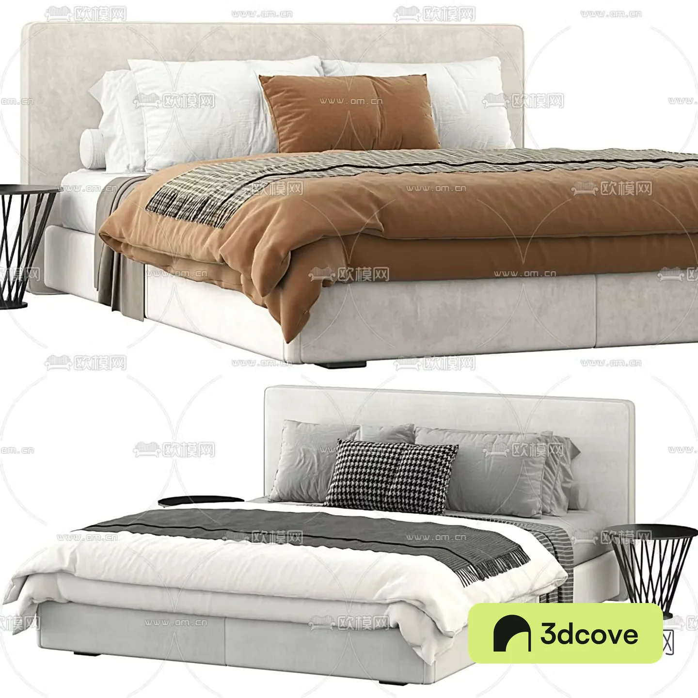 B&B italia modern double bed