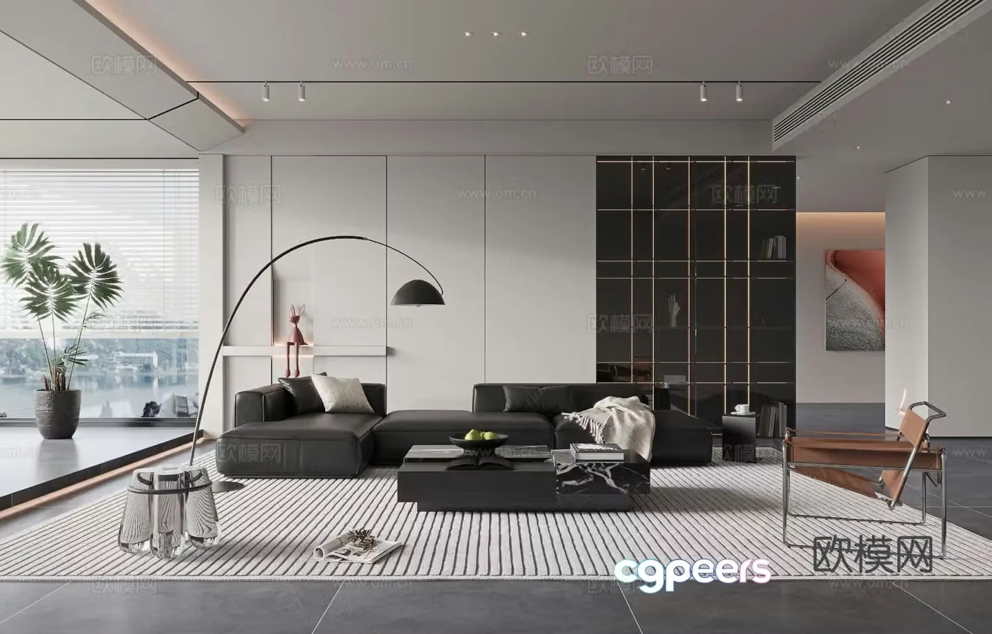 Italian living room 3d model