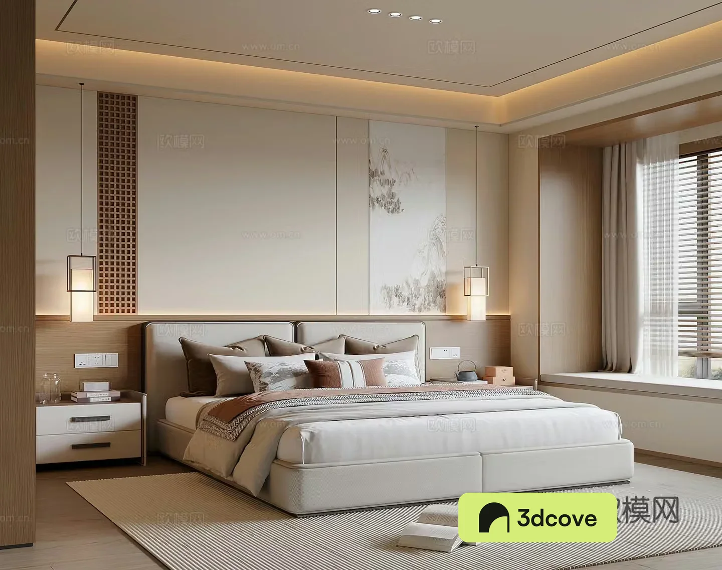 New Chinese bedroom